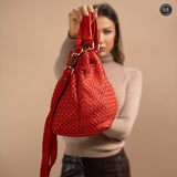 Agata bag in woven leather