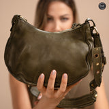 Clea leather handbag 