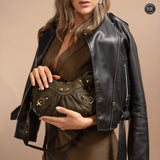 Clea leather handbag 