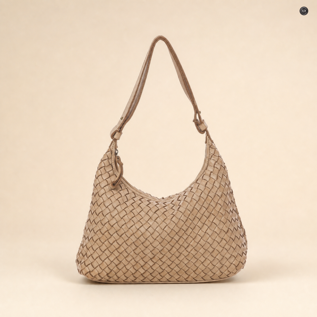 Borsa Laura in pelle intrecciata