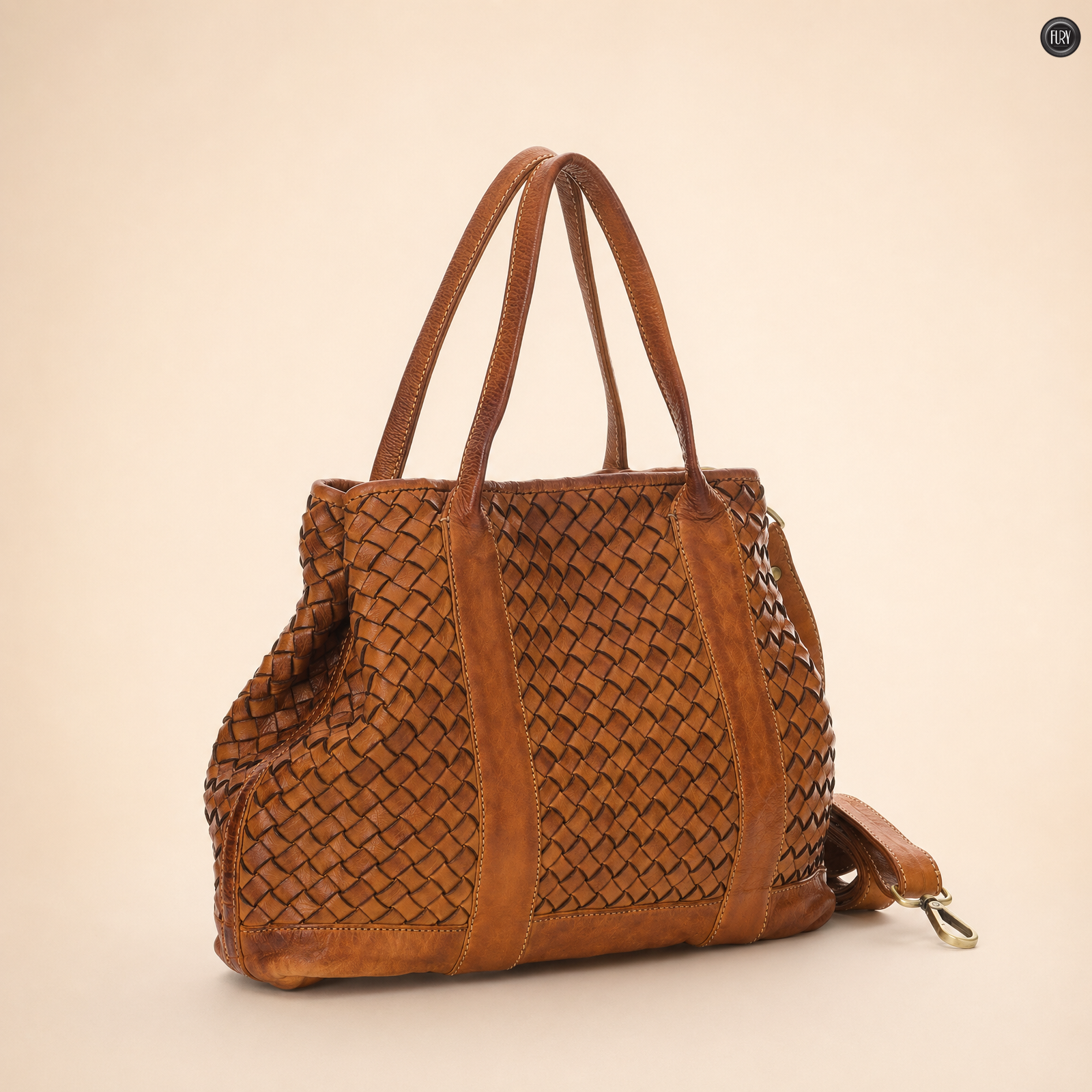 Borsa Matilde in pelle intrecciata