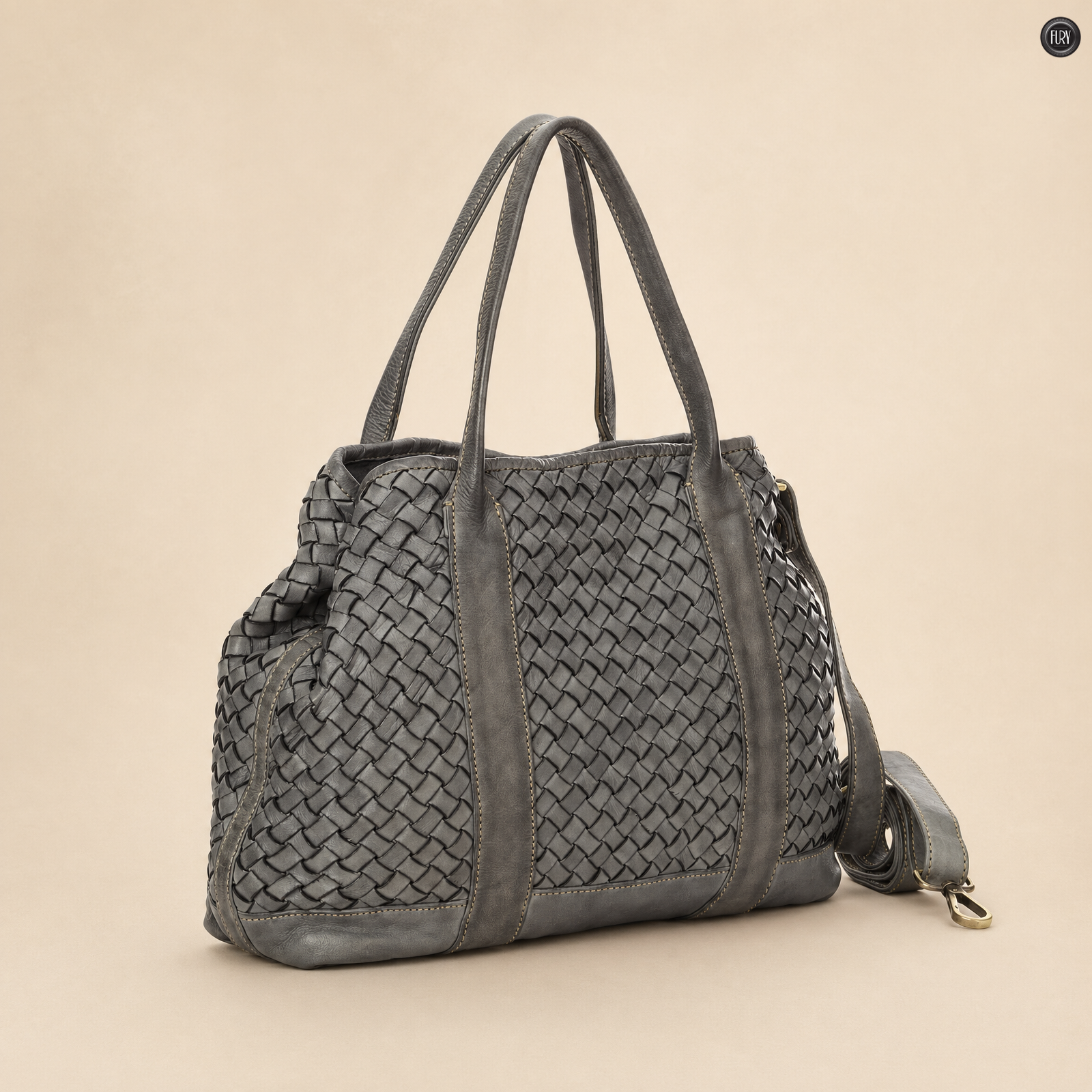 Borsa Matilde in pelle intrecciata