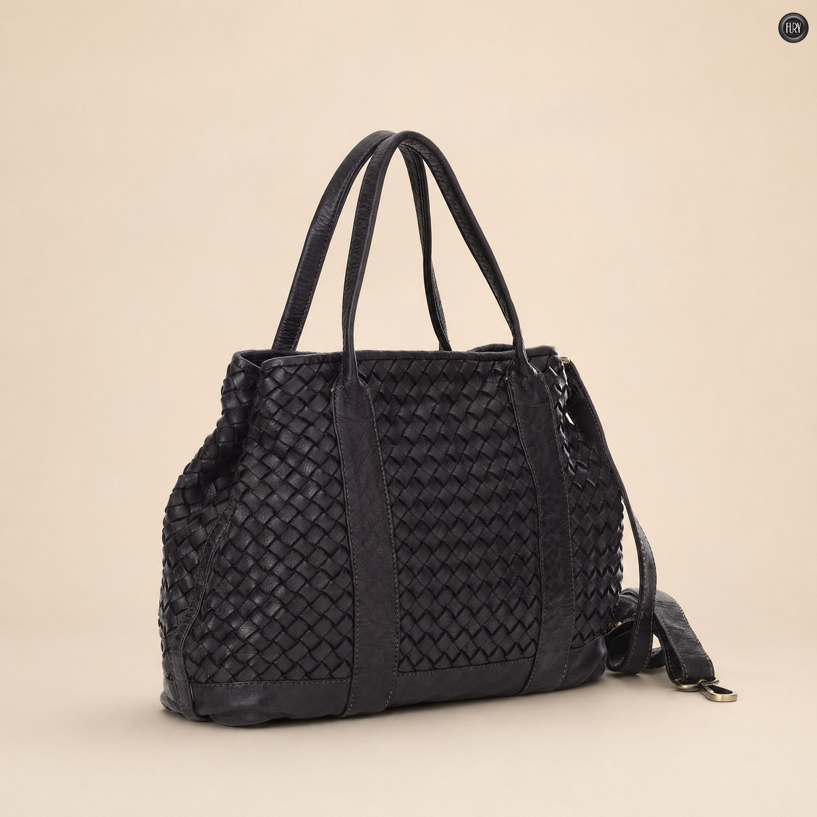 Borsa Matilde in pelle intrecciata