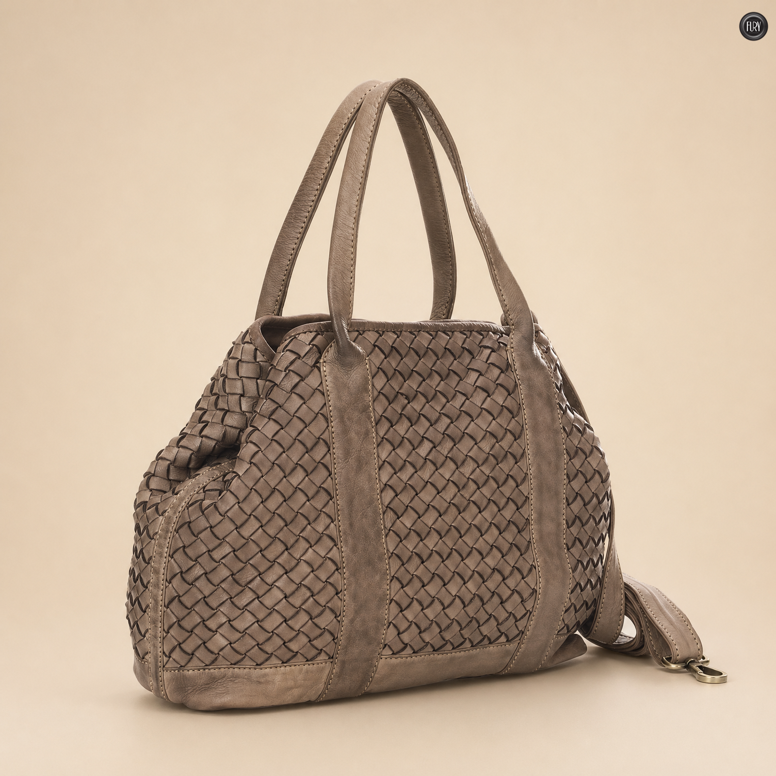 Borsa Matilde in pelle intrecciata