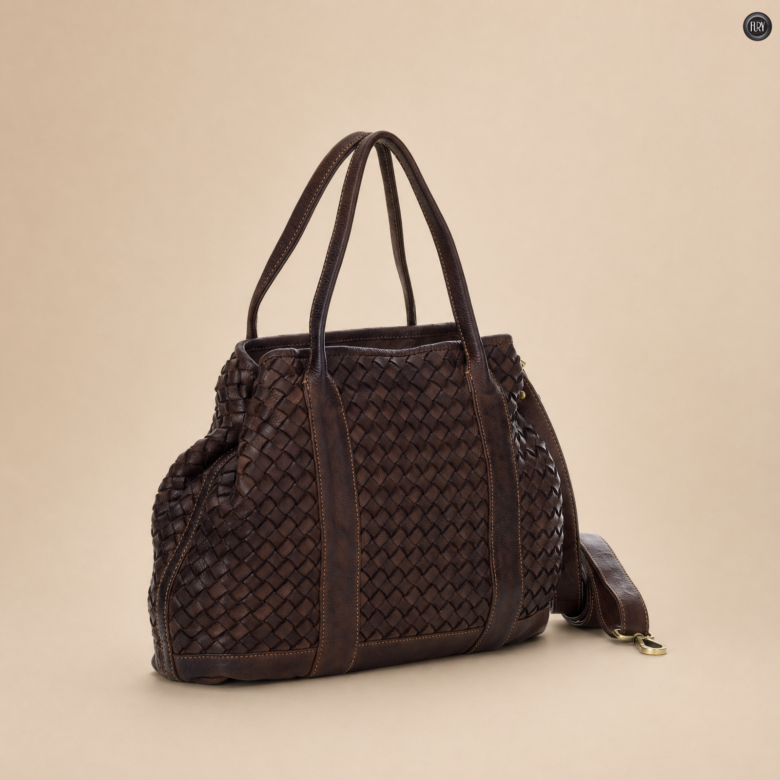 Borsa Matilde in pelle intrecciata