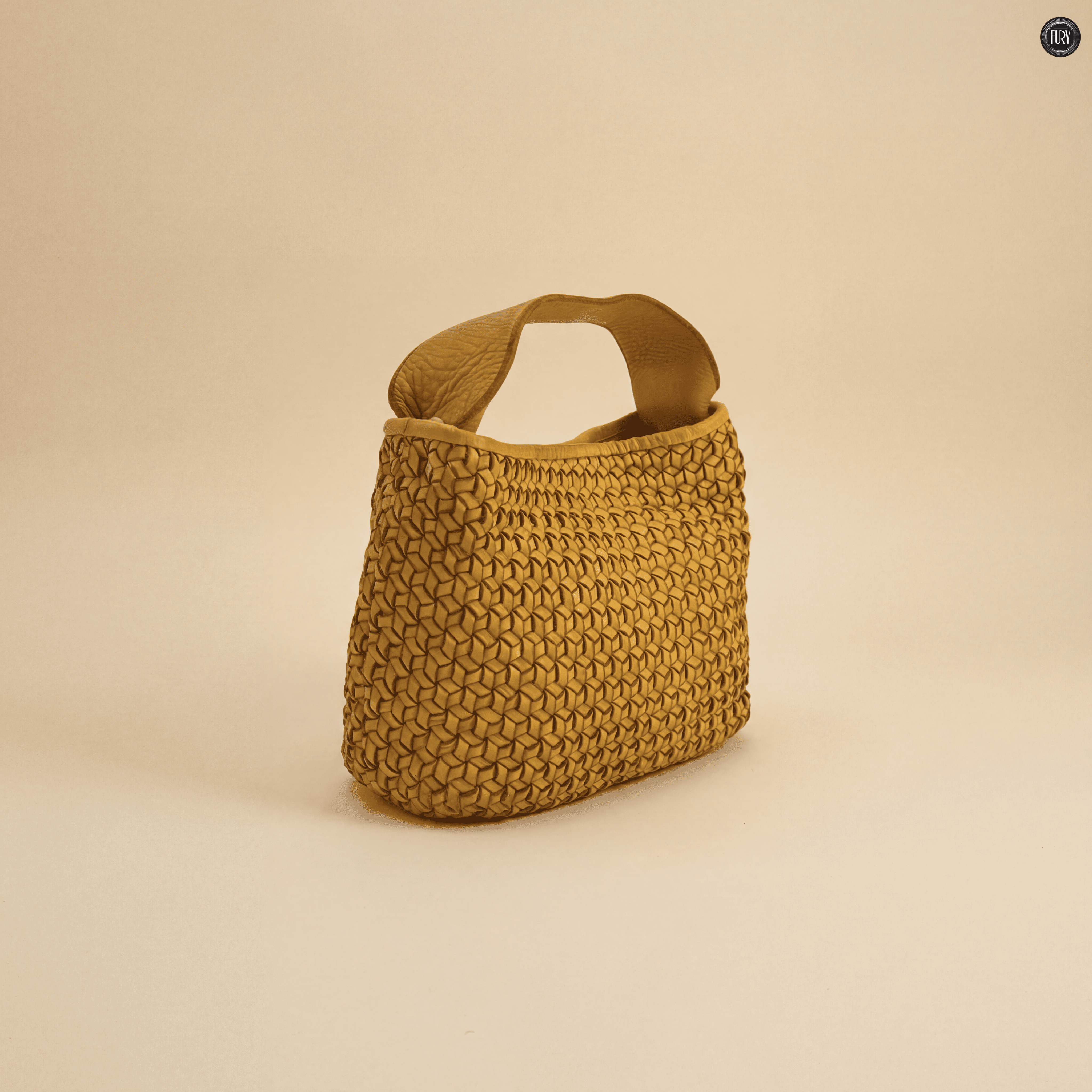 Borsetta Tea in pelle intrecciata