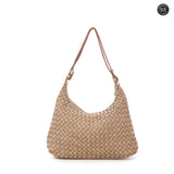 Borsa Laura in pelle intrecciata