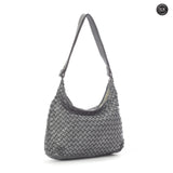 Borsa Laura in pelle intrecciata