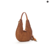 Borsa Selene in pelle intrecciata