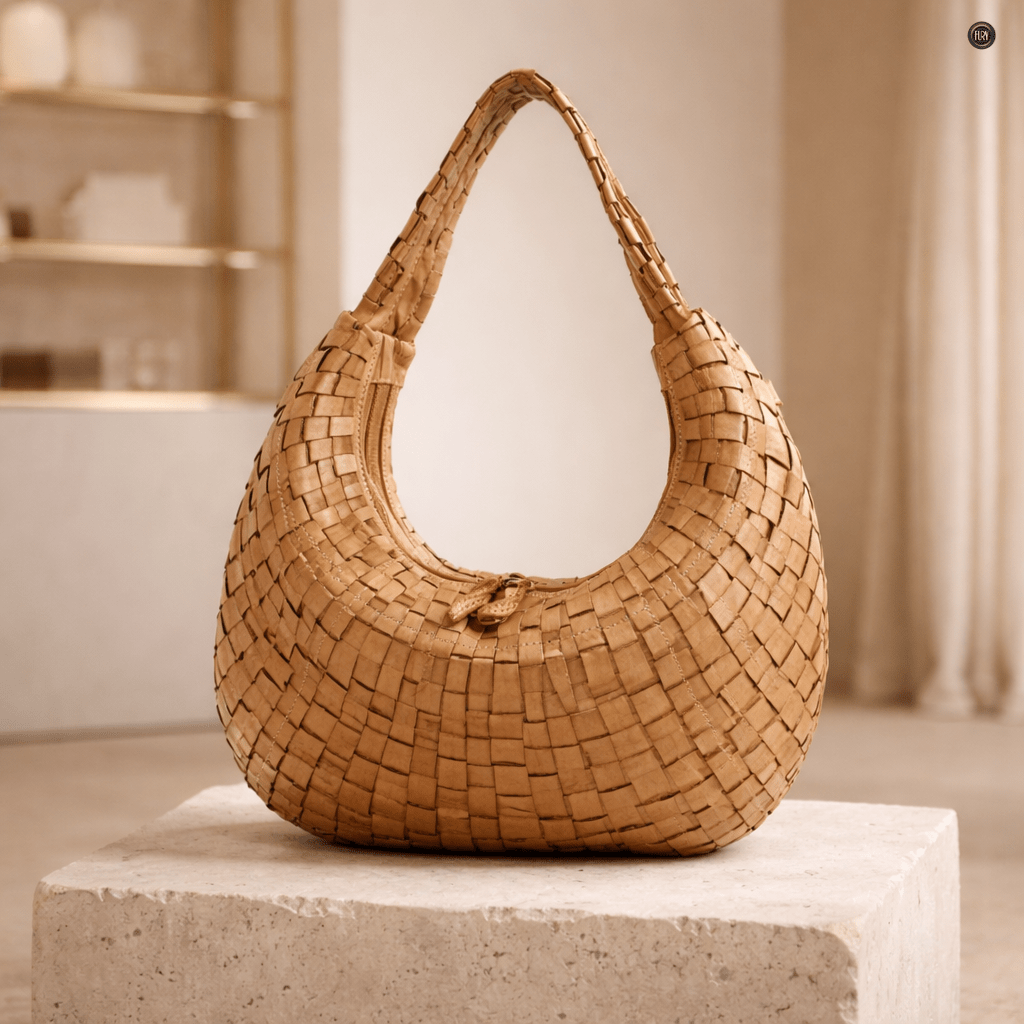 Borsa Armonia in pelle intrecciata - Fury