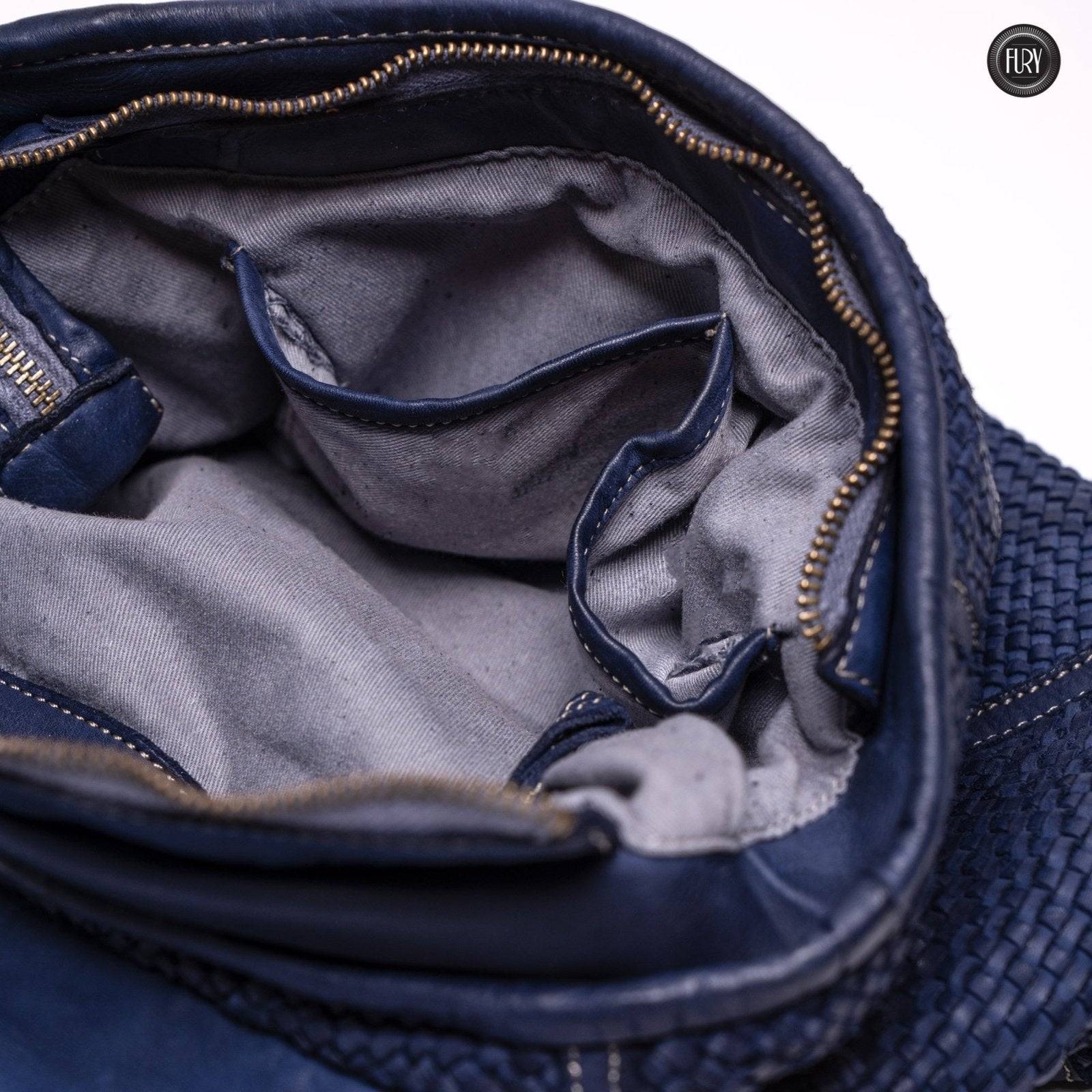 Borsa Camilla in pelle intrecciata - Fury