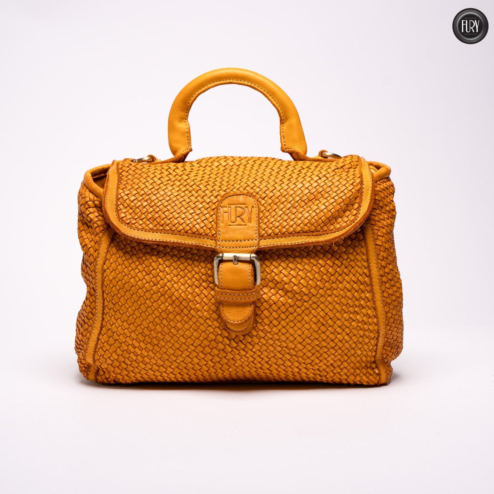 Borsa Camilla in pelle intrecciata - Fury