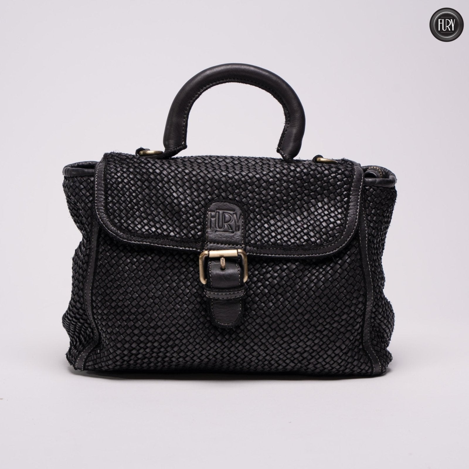 Borsa Camilla in pelle intrecciata - Fury