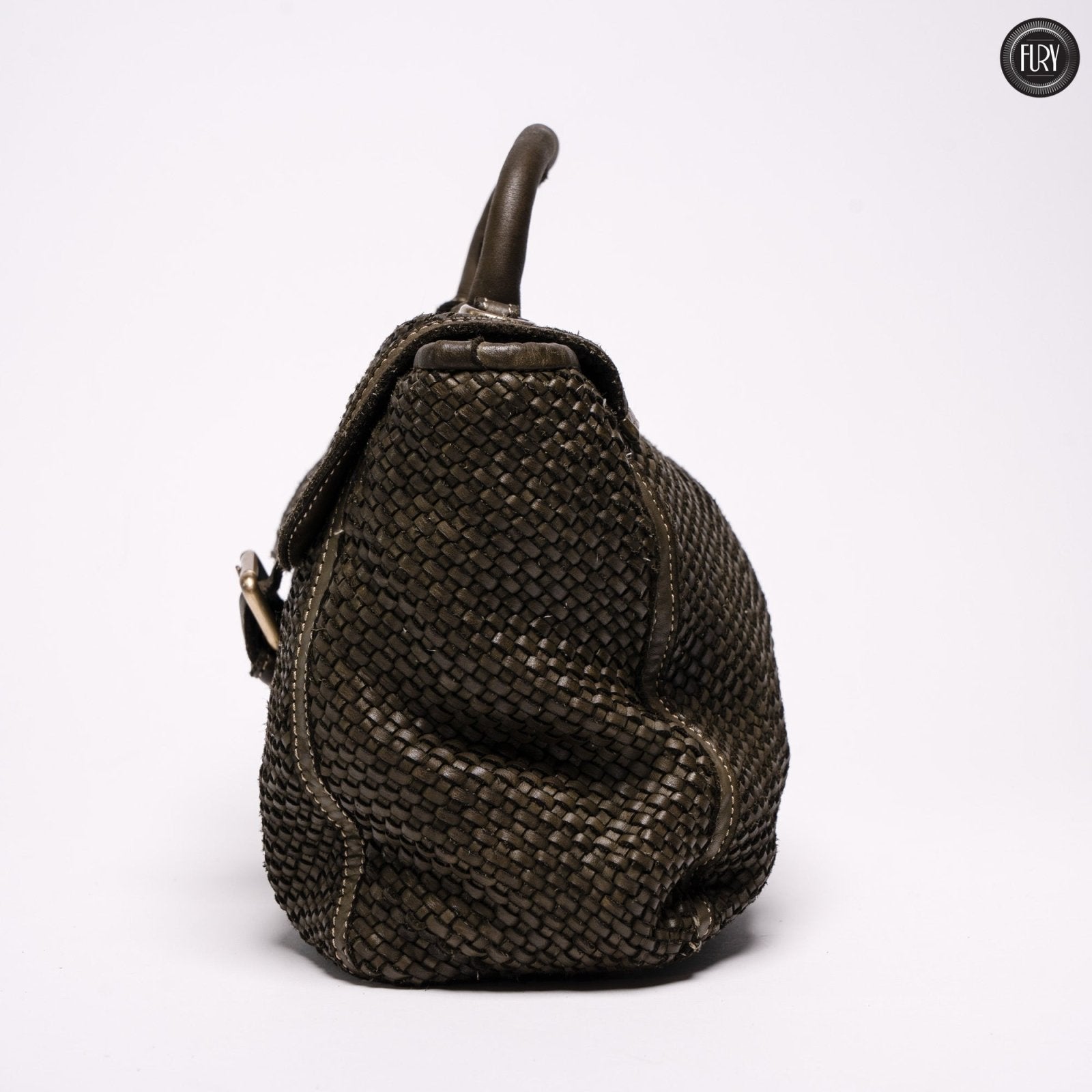 Borsa Camilla in pelle intrecciata - Fury