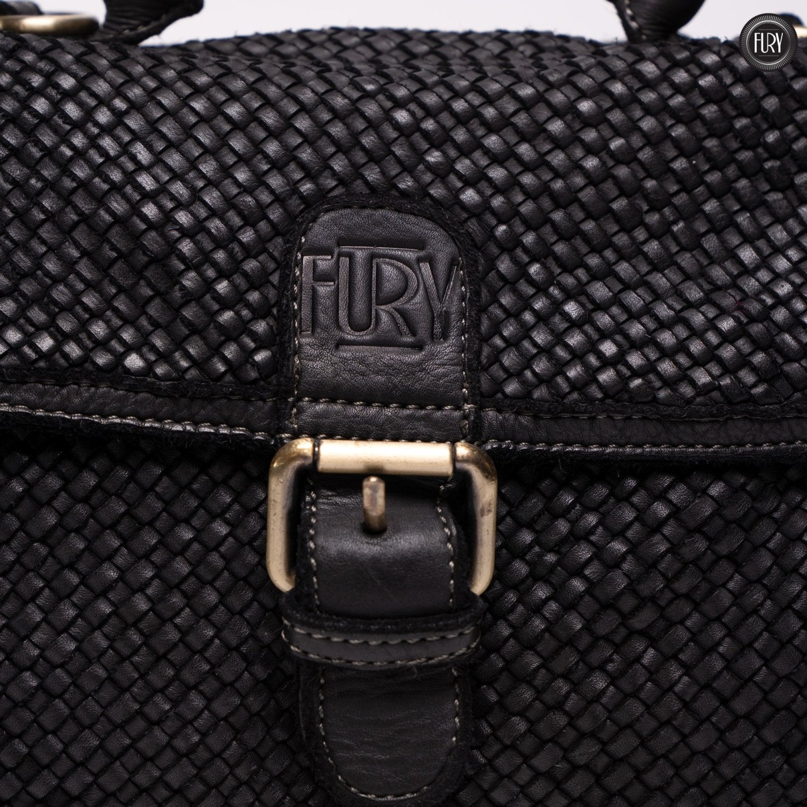 Borsa Camilla in pelle intrecciata - Fury