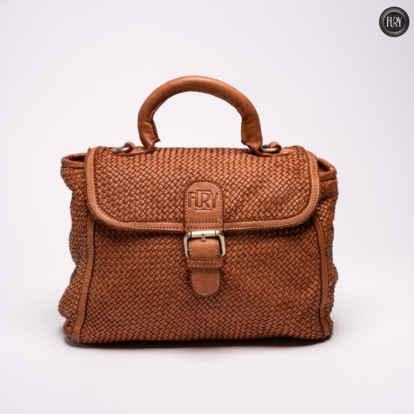 Borsa Camilla in pelle intrecciata - Fury