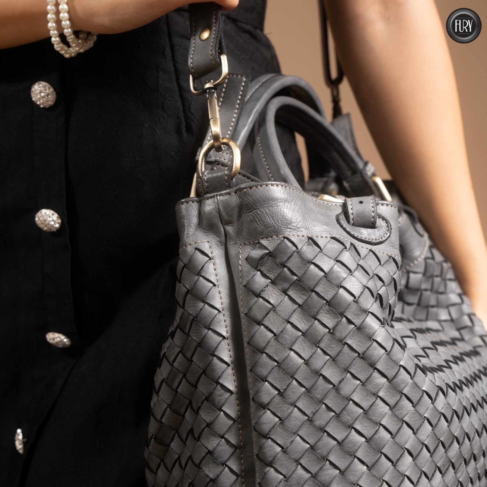 Borsa Caterina in pelle - Fury