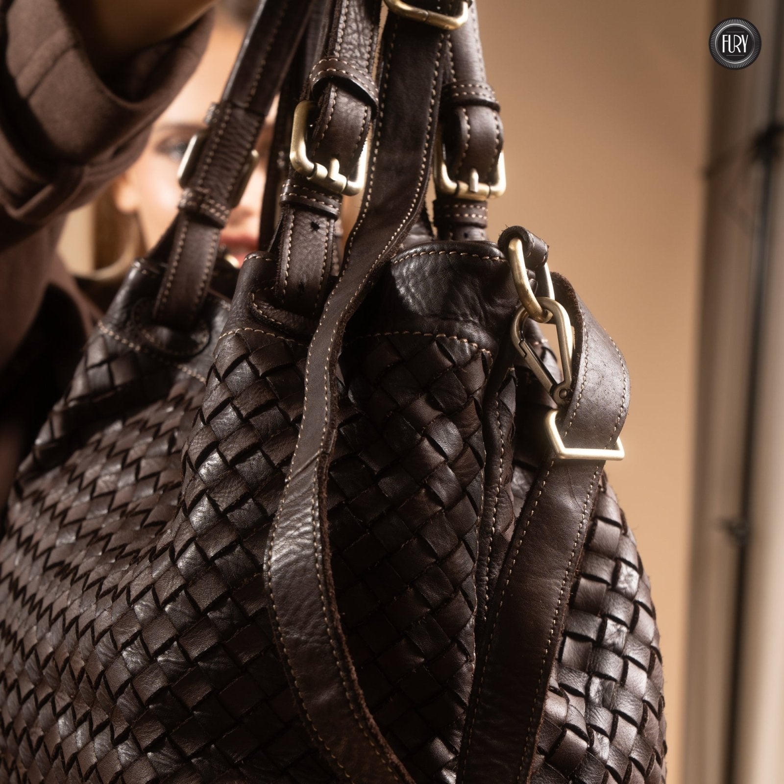 Borsa Caterina in pelle - Fury