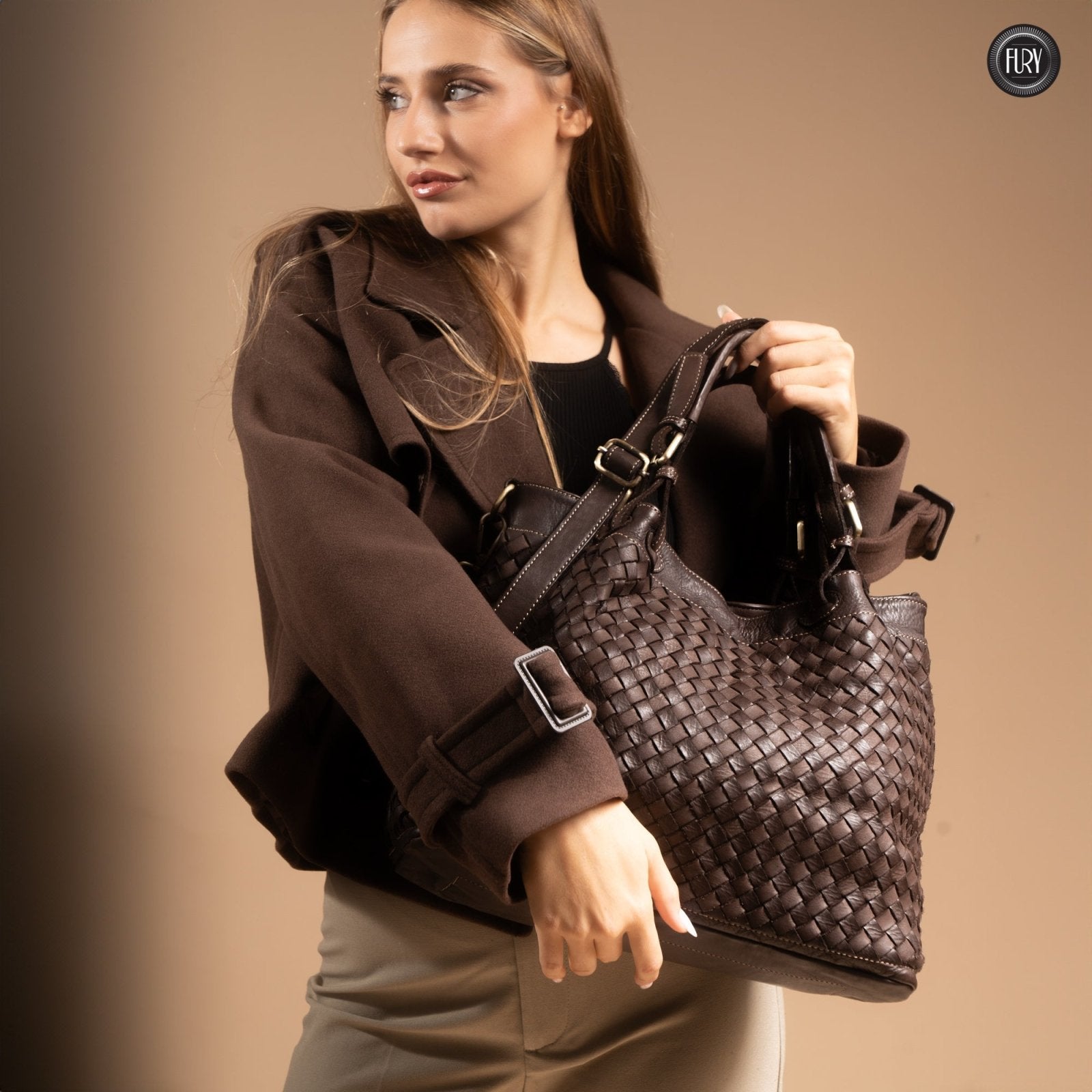 Borsa Caterina in pelle - Fury