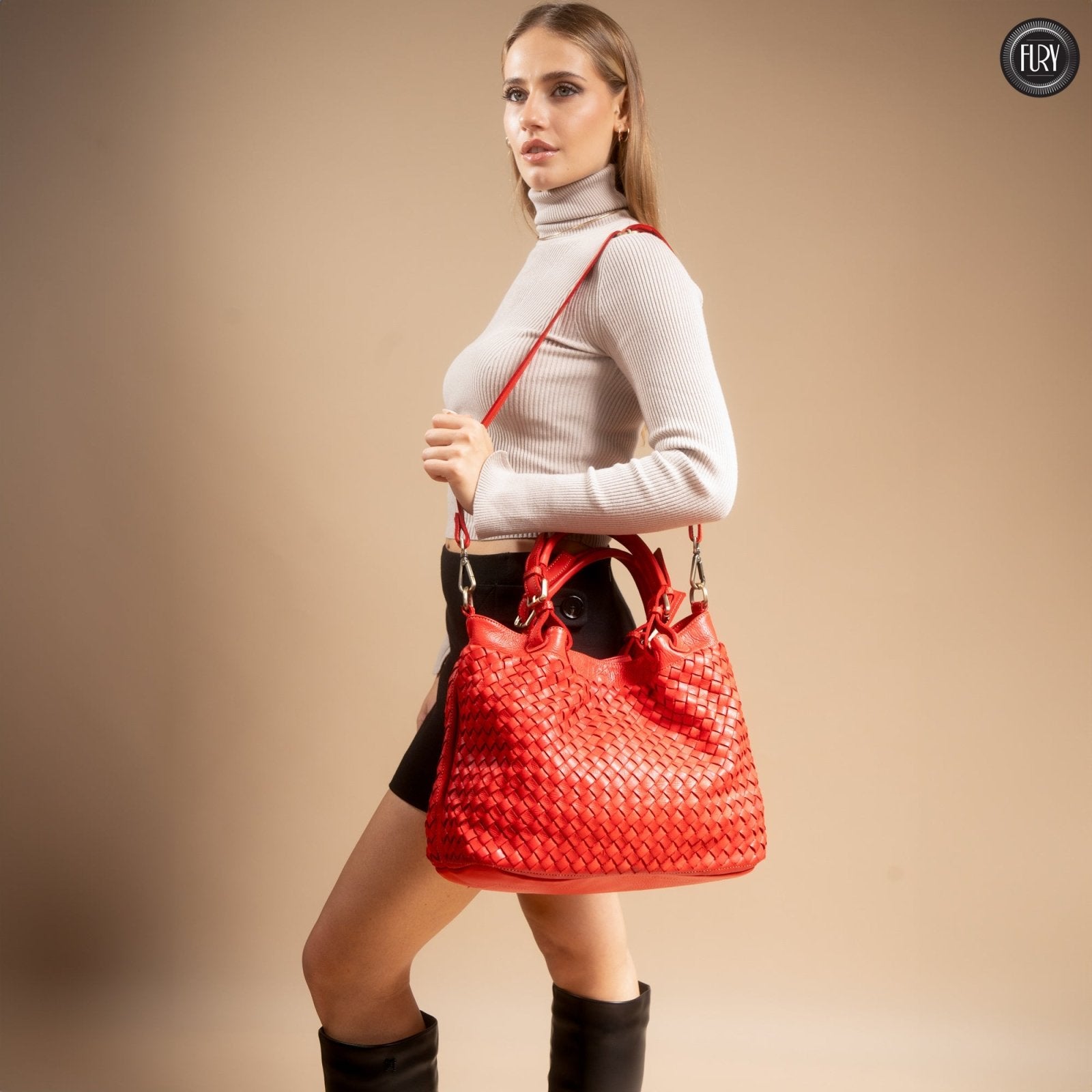Borsa Caterina in pelle - Fury