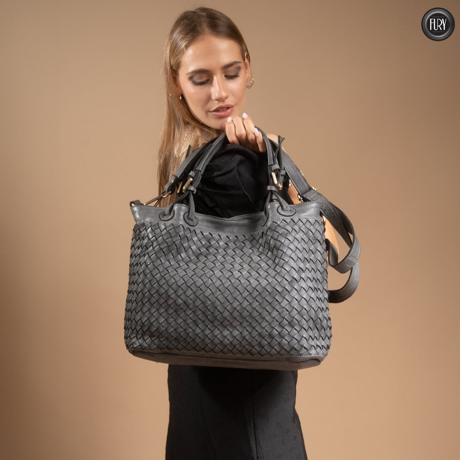 Borsa Caterina in pelle - Fury