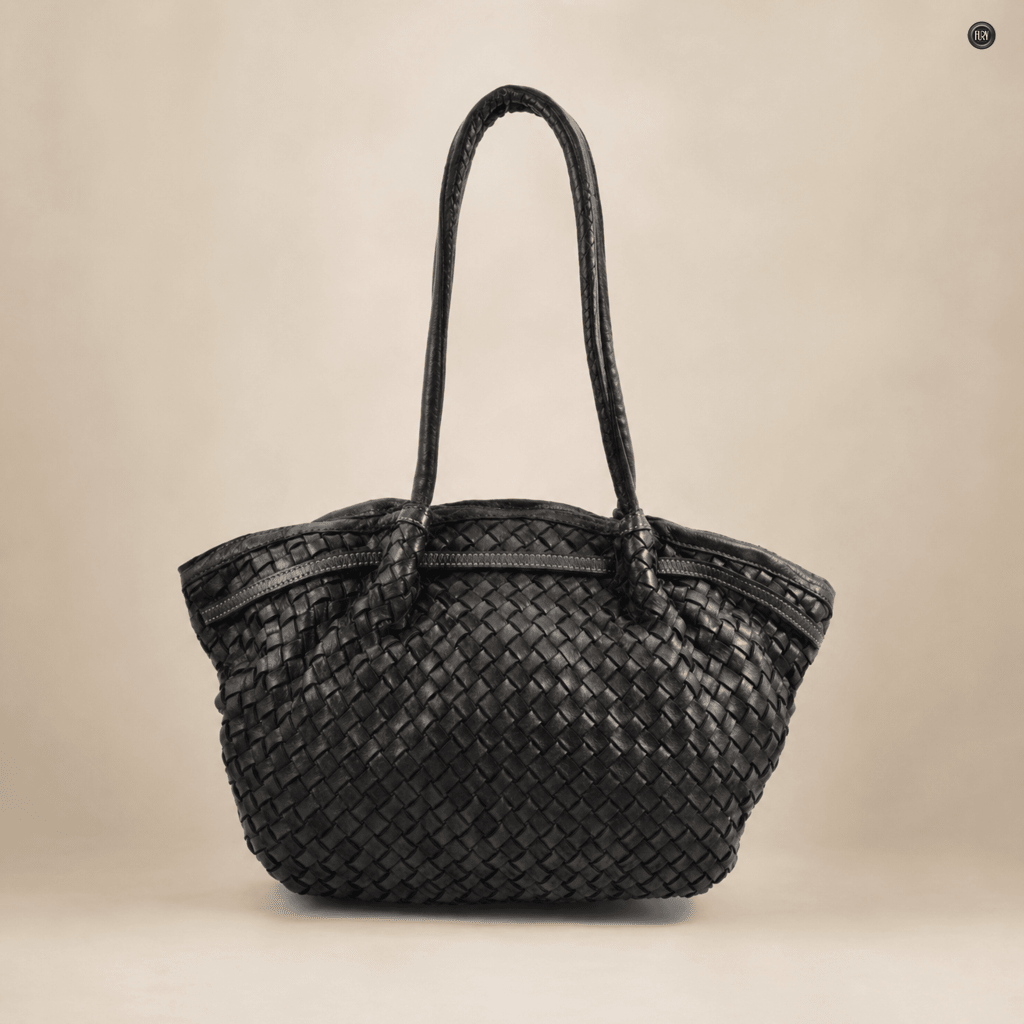 Borsa Cecilia in pelle intrecciata - Fury