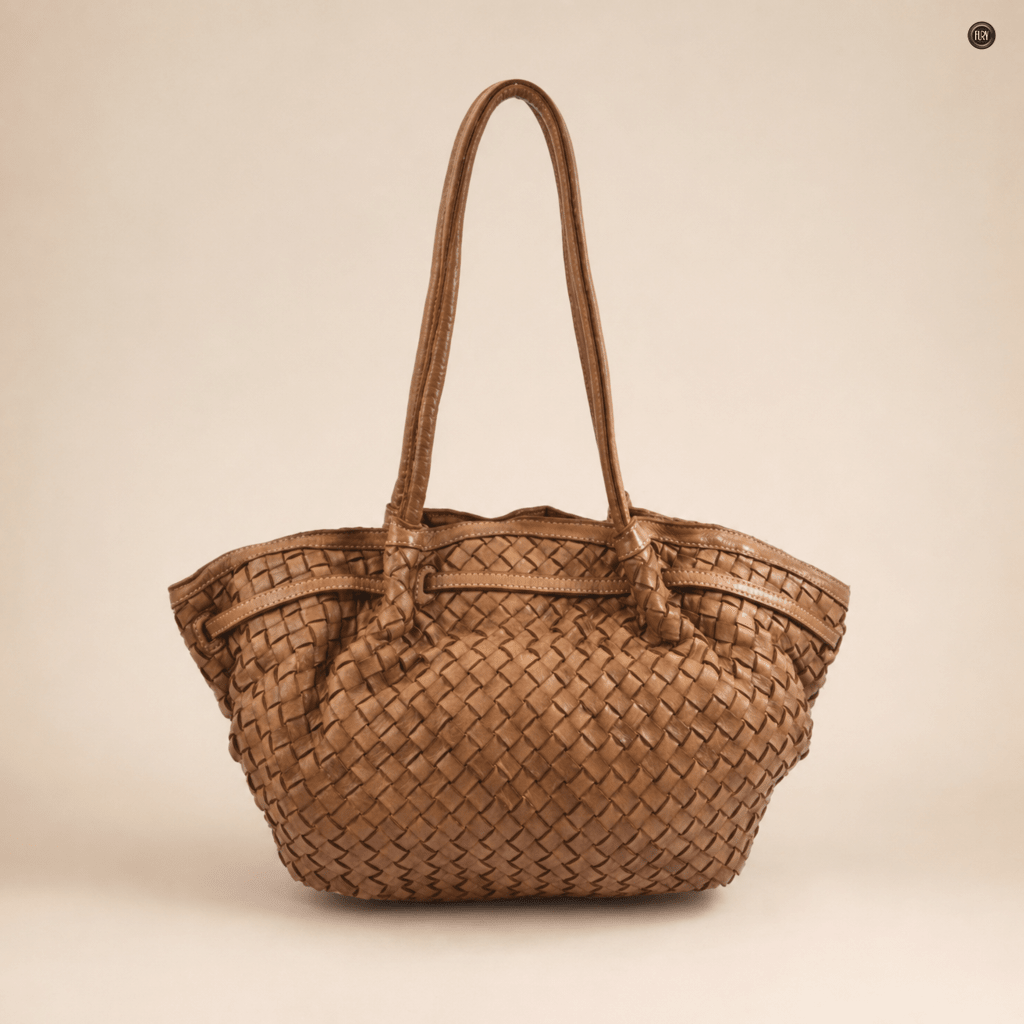 Borsa Cecilia in pelle intrecciata - Fury