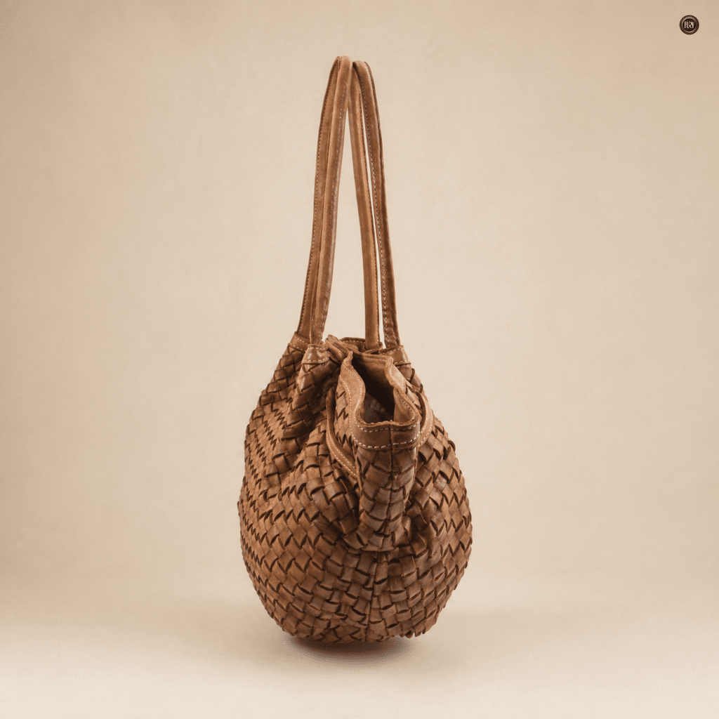 Borsa Cecilia in pelle intrecciata - Fury
