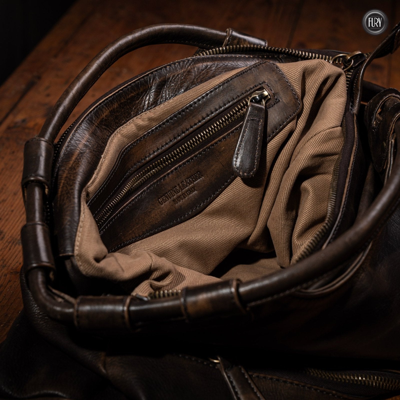 Borsa Heritage 19 in pelle - Edizione limitata - Fury