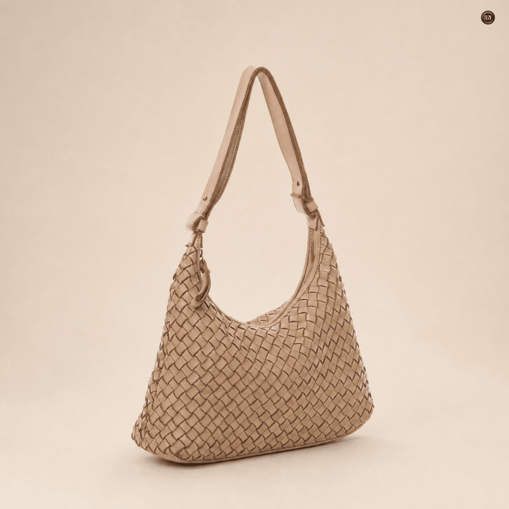 Borsa Laura in pelle intrecciata - Fury