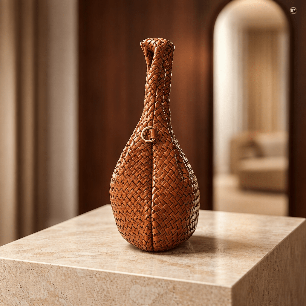 Borsa Livia in pelle intrecciata - Fury