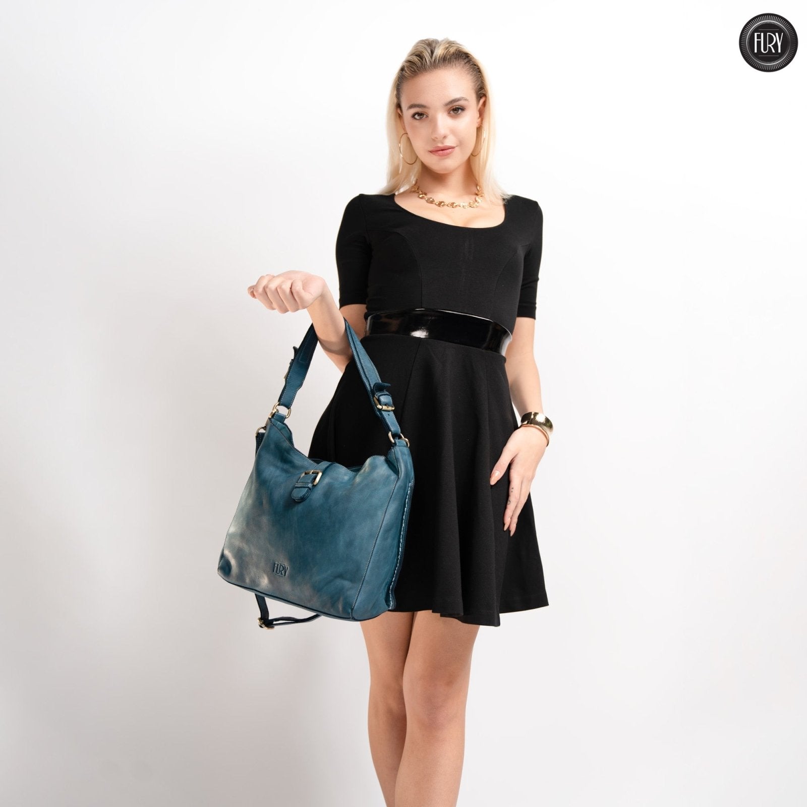 Borsa Sandy in pelle - Fury