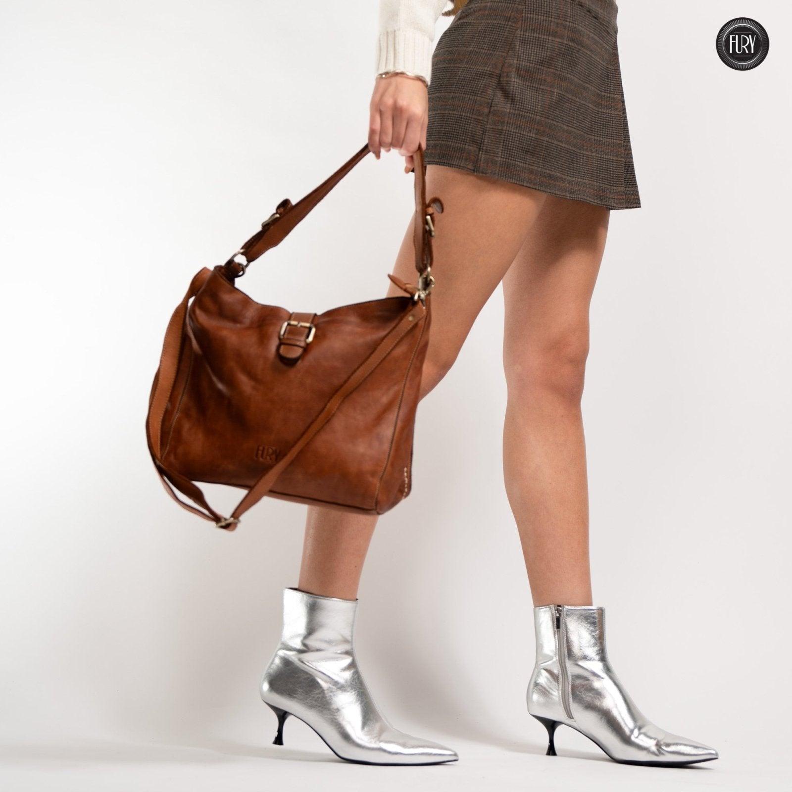 Borsa Sandy in pelle - Fury