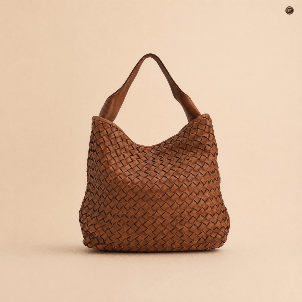 Borsa Sibilla Maxi in pelle intrecciata - Fury