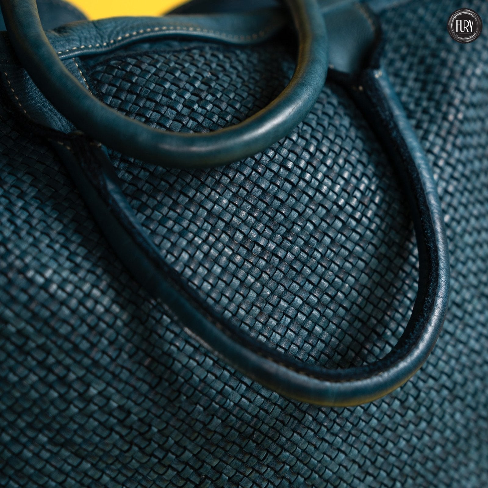 Borsa Tullia in pelle intrecciata - Fury