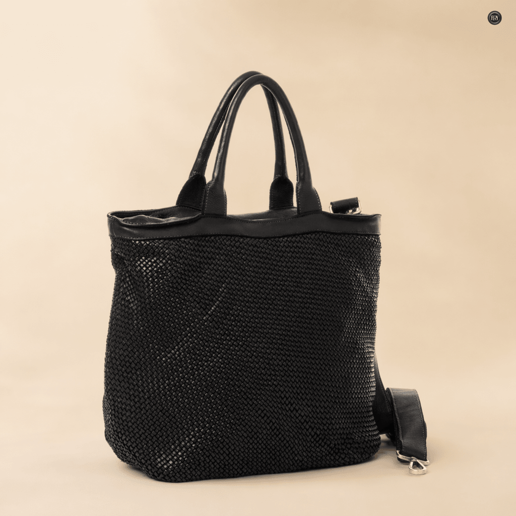 Borsa Tullia in pelle intrecciata - Fury