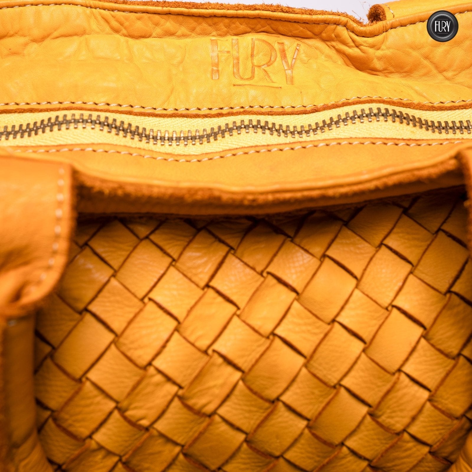 Borsa Virginia in pelle intrecciata - Fury