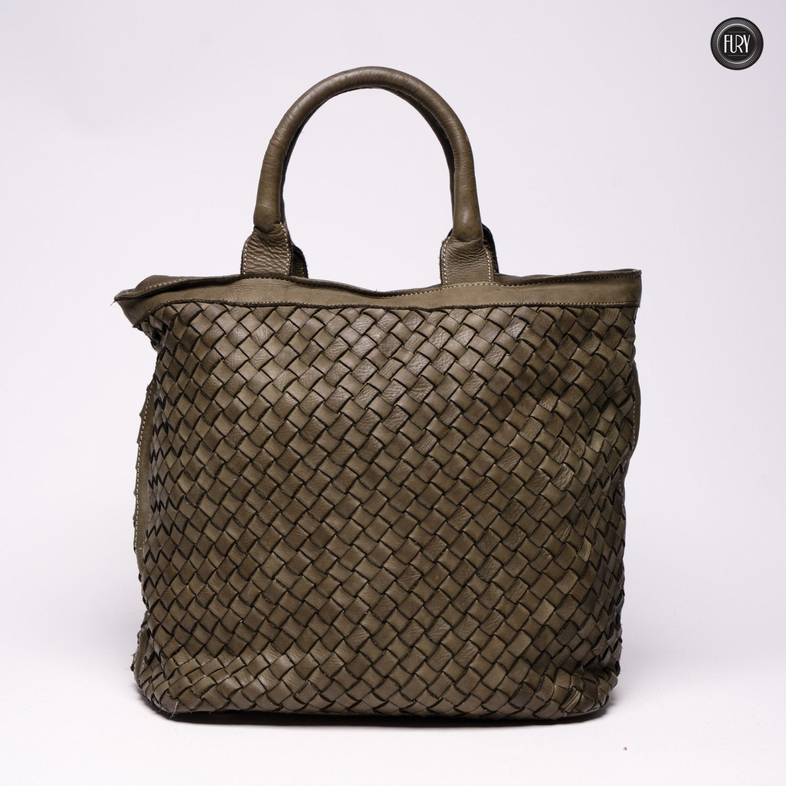 Borsa Virginia in pelle intrecciata - Fury