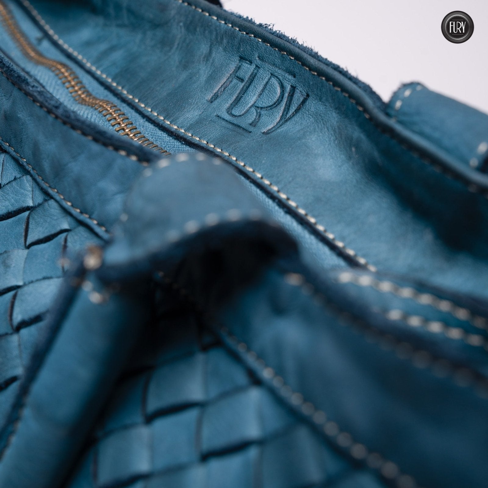 Borsa Virginia in pelle intrecciata - Fury