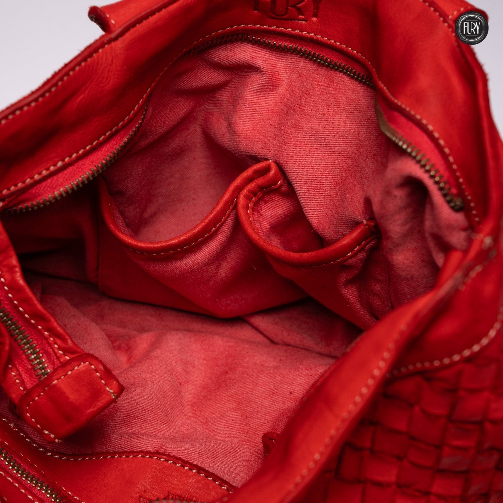 Borsa Virginia in pelle intrecciata - Fury