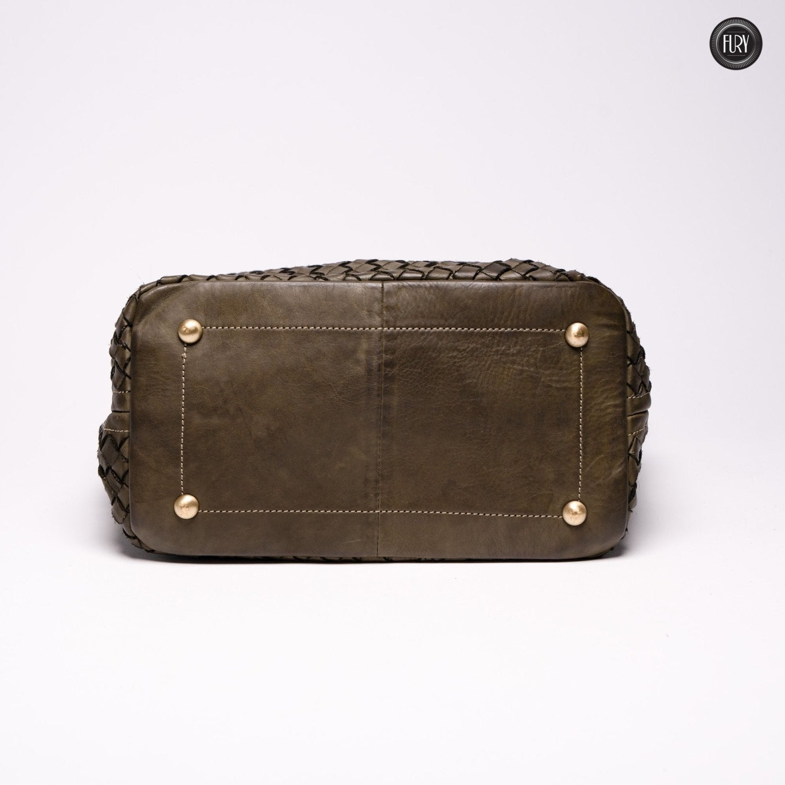 Borsa Virginia in pelle intrecciata - Fury