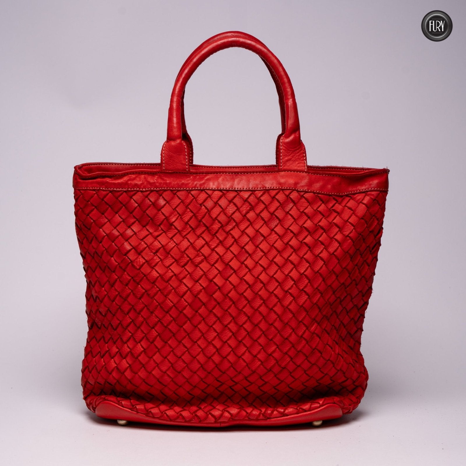 Borsa Virginia in pelle intrecciata - Fury