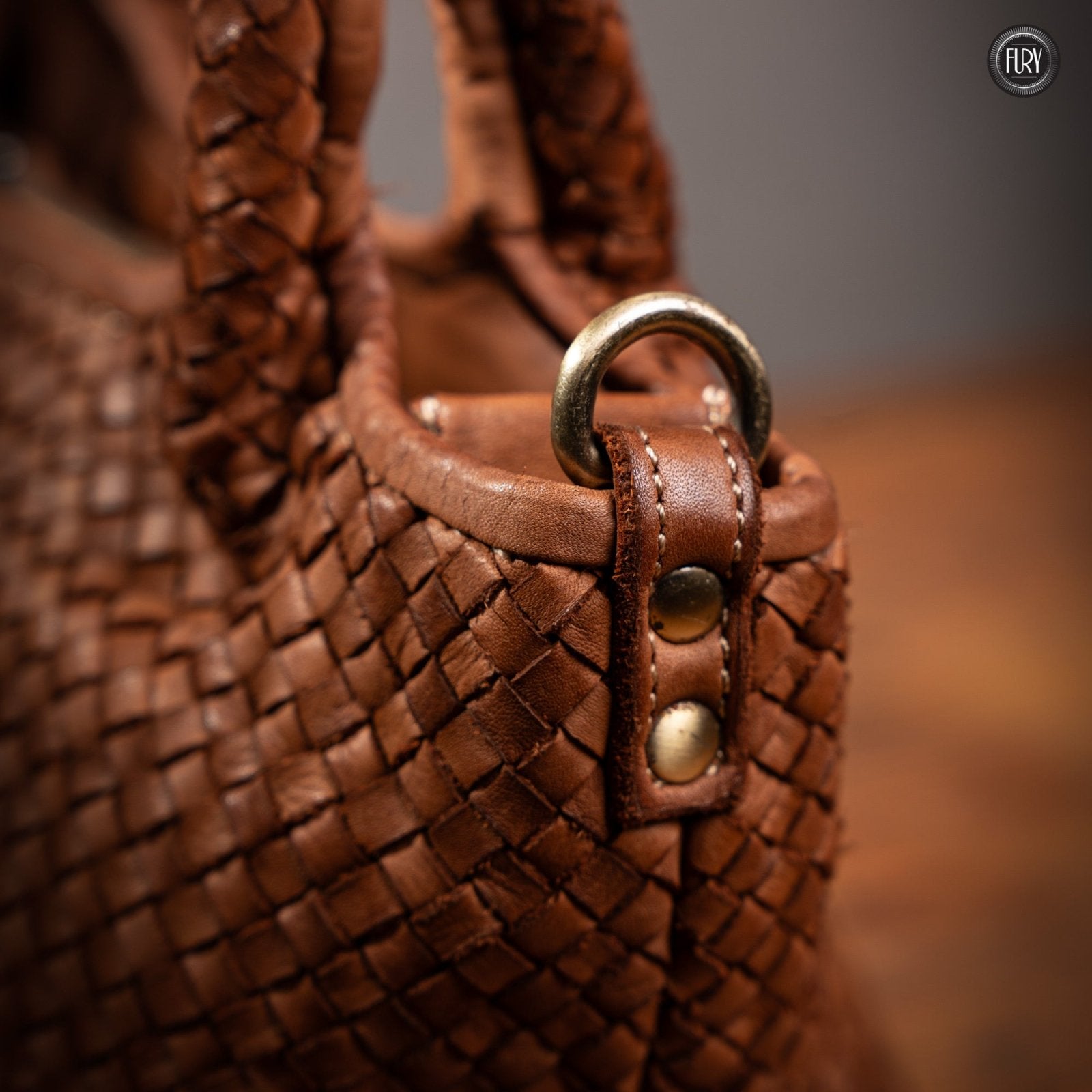 Borsetta Alba in pelle intrecciata - Fury