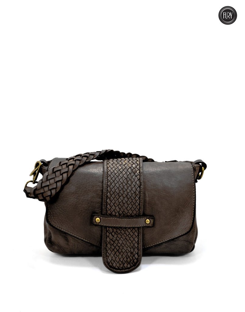 Borsetta Antea in pelle intrecciata - Fury