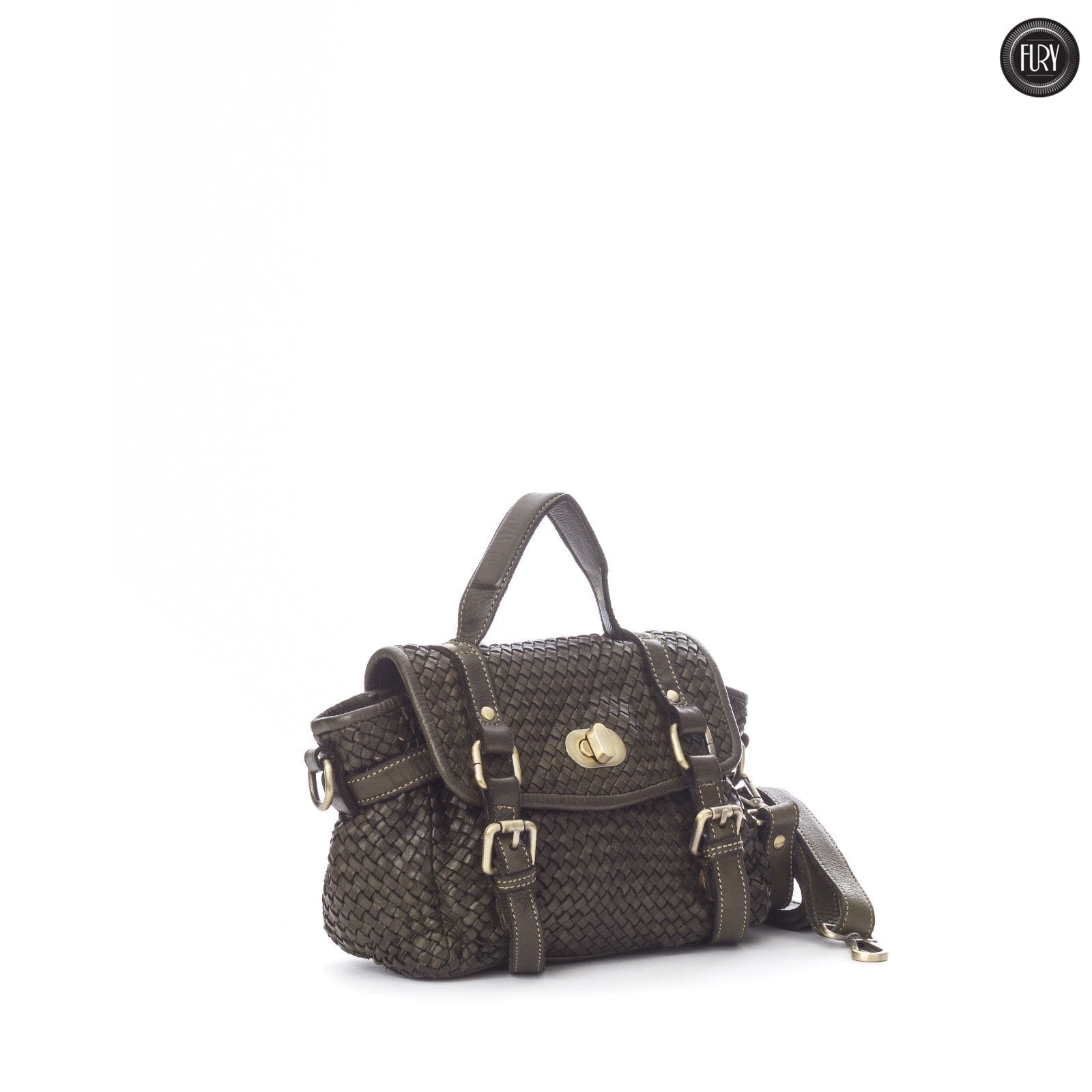 Borsetta Celia in pelle intrecciata - Fury