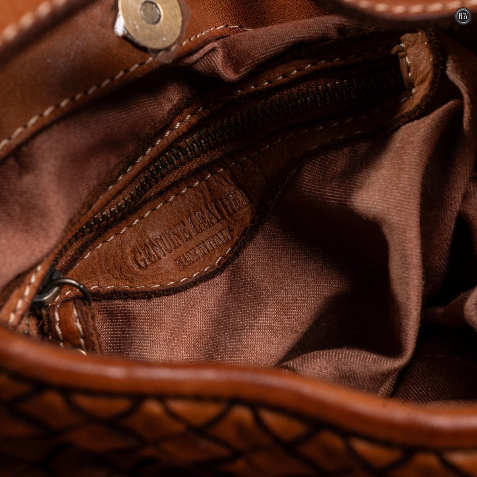 Borsetta Sibilla in pelle intrecciata - Fury