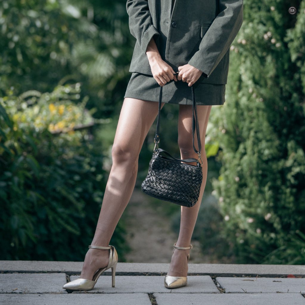 Borsetta Sibilla in pelle intrecciata - Fury