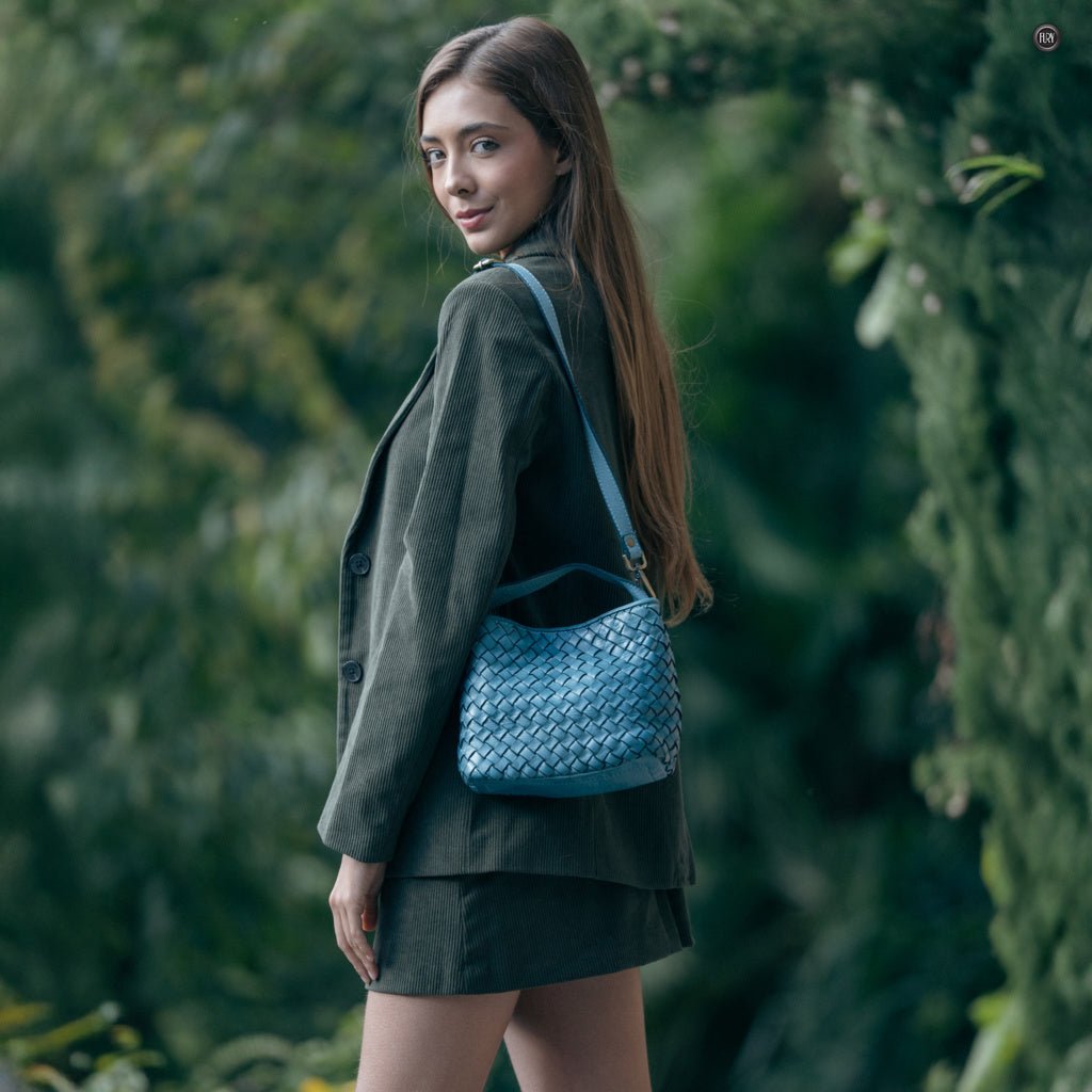 Borsetta Sibilla in pelle intrecciata - Fury