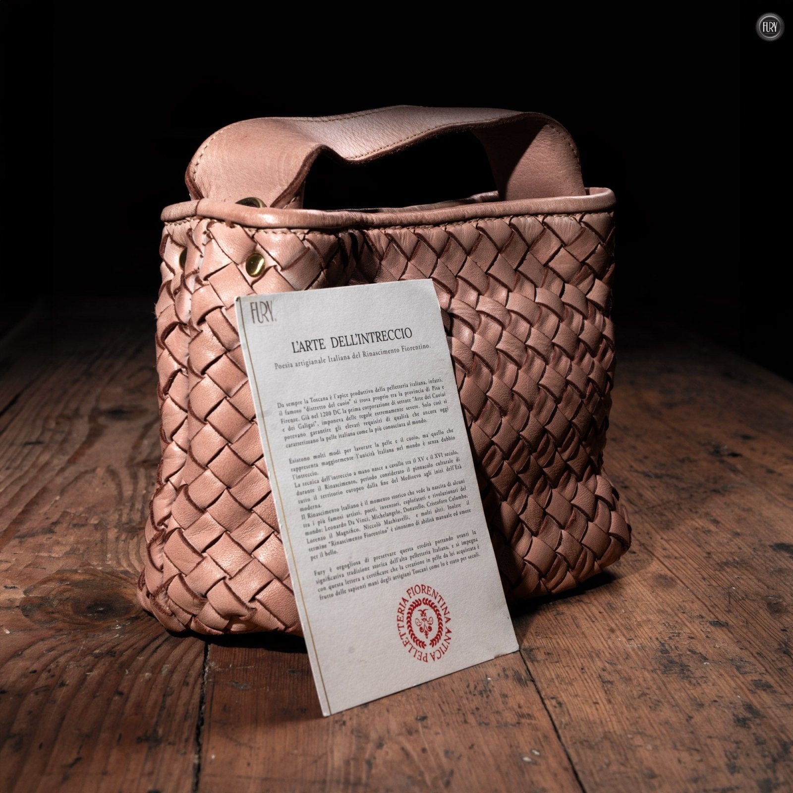 Borsetta Sibilla in pelle intrecciata - Fury