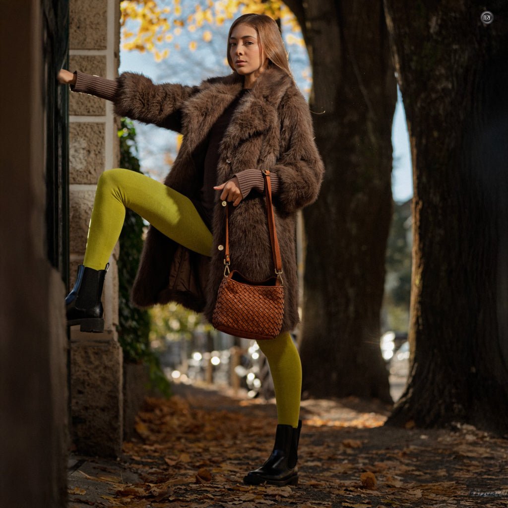 Borsetta Sibilla in pelle intrecciata - Fury